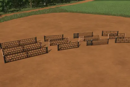 Ефектний Мод на Дерев'яні Забори Farm Fences Pack Br для Вашої Ферми — 3