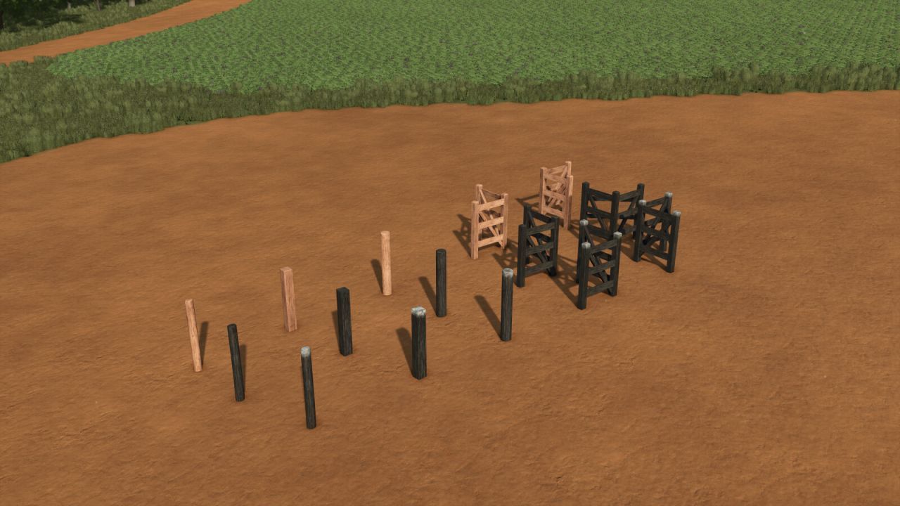 Ефектний Мод на Дерев'яні Забори Farm Fences Pack Br для Вашої Ферми
