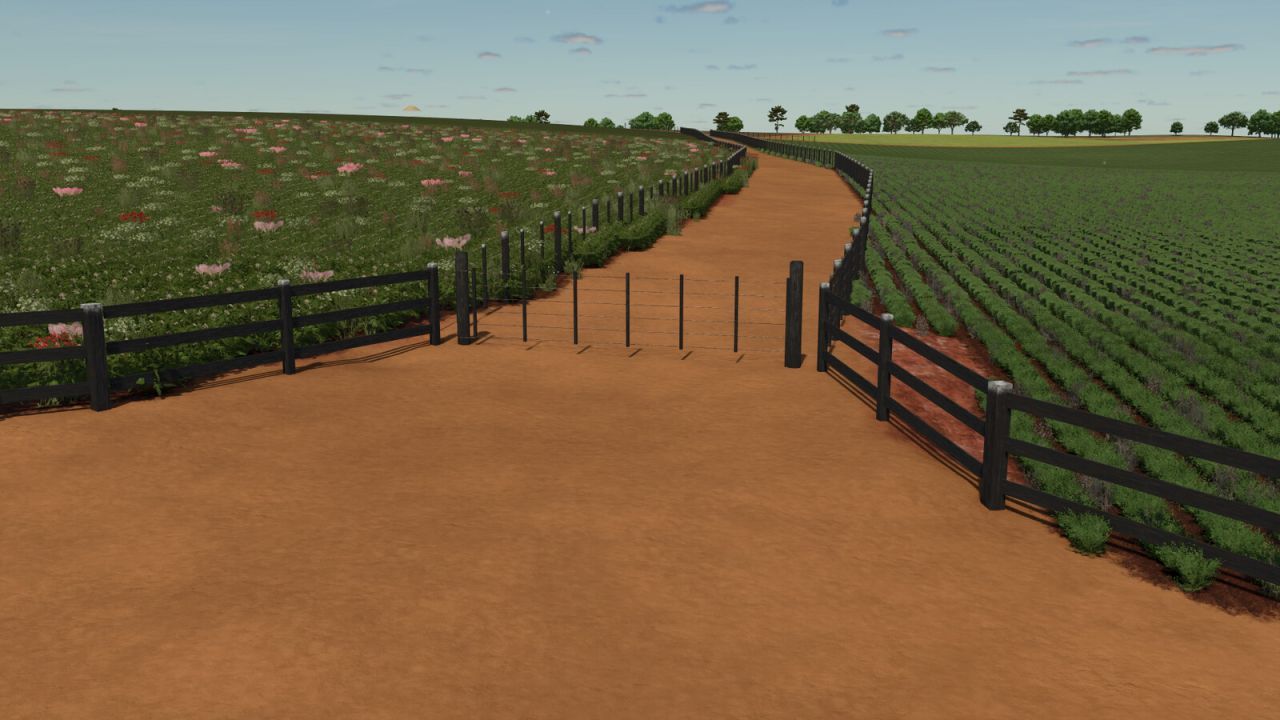Ефектний Мод на Дерев'яні Забори Farm Fences Pack Br для Вашої Ферми