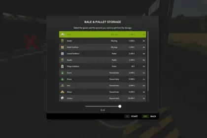 Efektywny Mod na Storage Dialog Plus dla Farming Simulator 25
