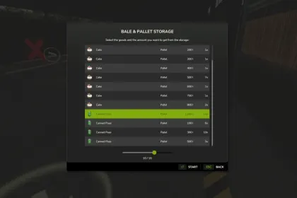 Ефективний Мод на Storage Dialog Plus для Farming Simulator 25 — 2