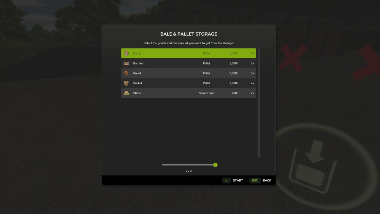 Ефективний Мод на Storage Dialog Plus для Farming Simulator 25