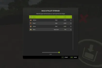 Ефективний Мод на Storage Dialog Plus для Farming Simulator 25 — 3