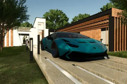 Мод на Lamborghini Huracán для Farming Simulator 25 — 1