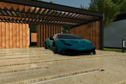 Мод на Lamborghini Huracán для Farming Simulator 25 — 3