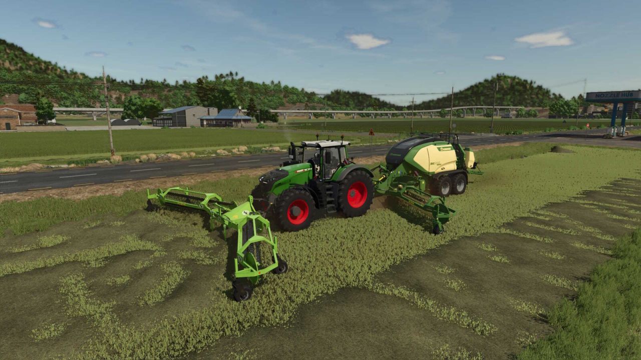 Efficient AI Baler And Forage Wagon Mod for Farming Simulator 25