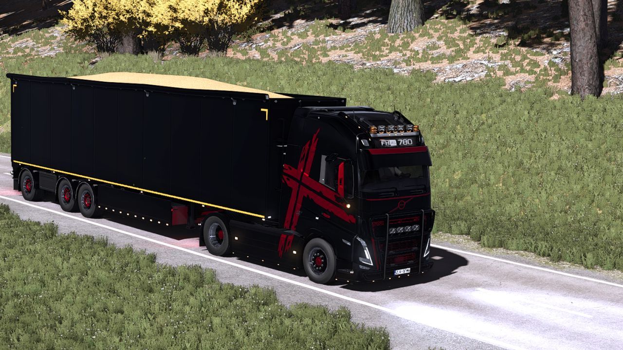 Effizienter STAS Walking Floor Anhänger für Farming Simulator 25