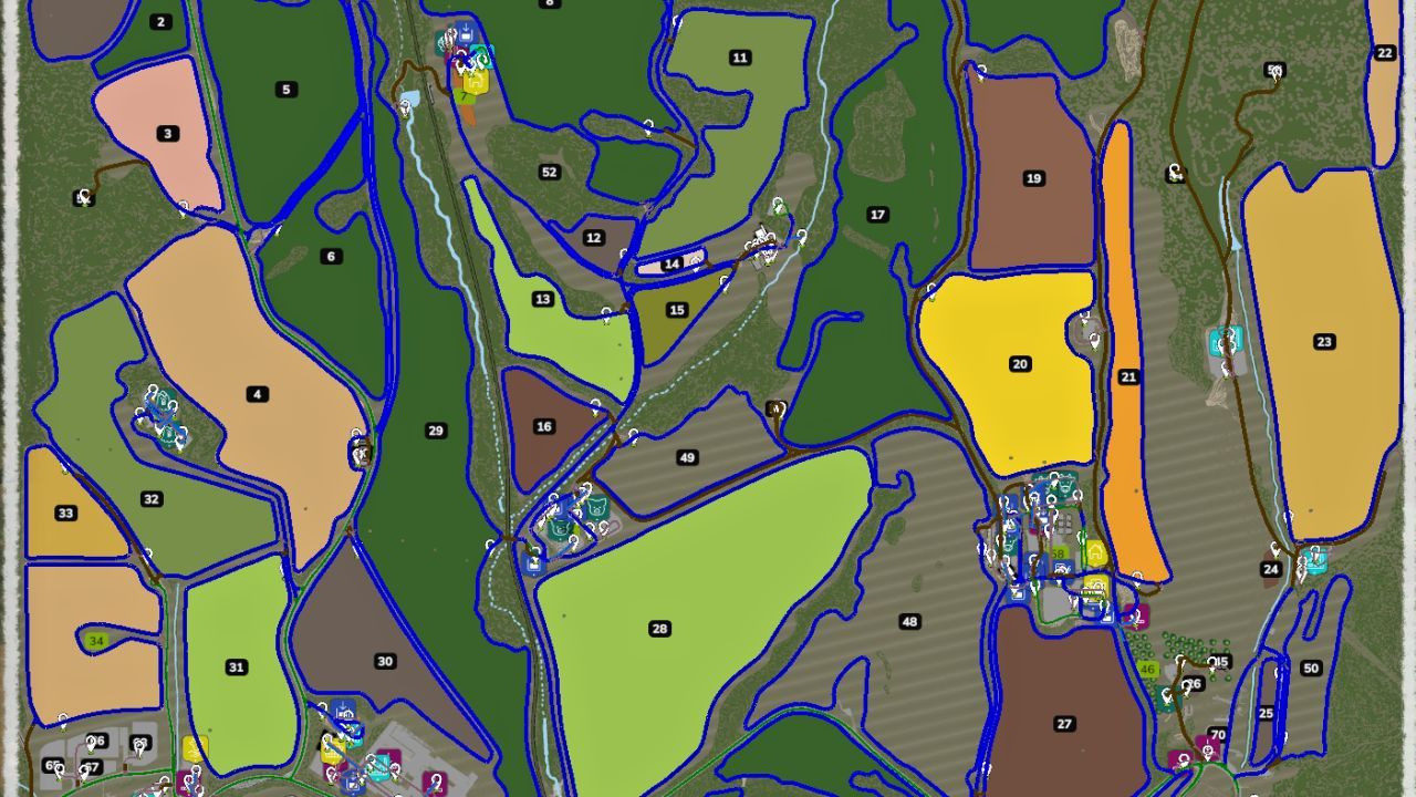 Ефективний Мод AutoDrive Valachy для Farming Simulator 25