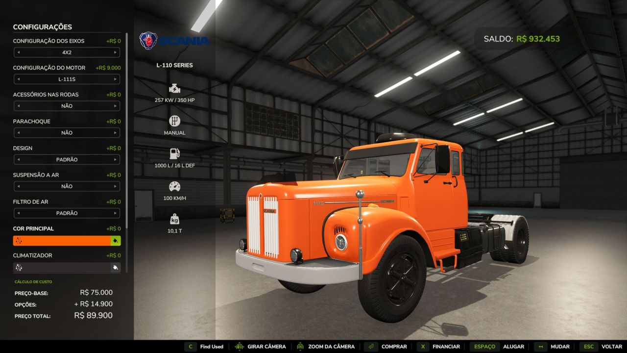 Legendärer Lkw Scania 111 Super für Farming Simulator 25