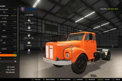 Легендарний Вантажівка Scania 111 Super для Farming Simulator 25