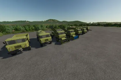 Ефективний Мод GAZ 66 Pack для Farming Simulator 25