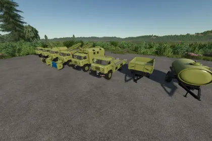Ефективний Мод GAZ 66 Pack для Farming Simulator 25 — 2