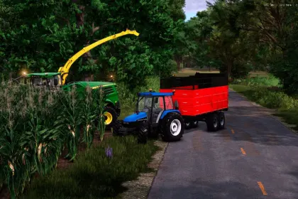Efficient Herculano 14 Ton Trailer for Farming Simulator 25