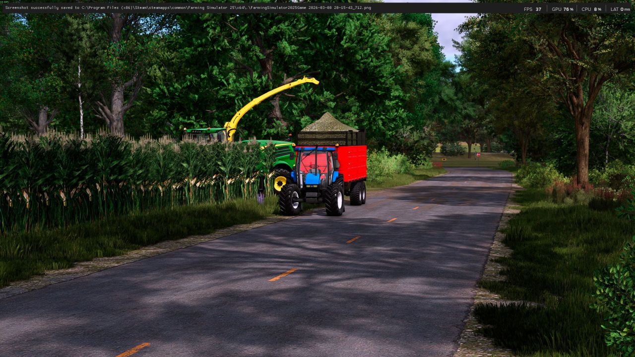 Efficient Herculano 14 Ton Trailer for Farming Simulator 25