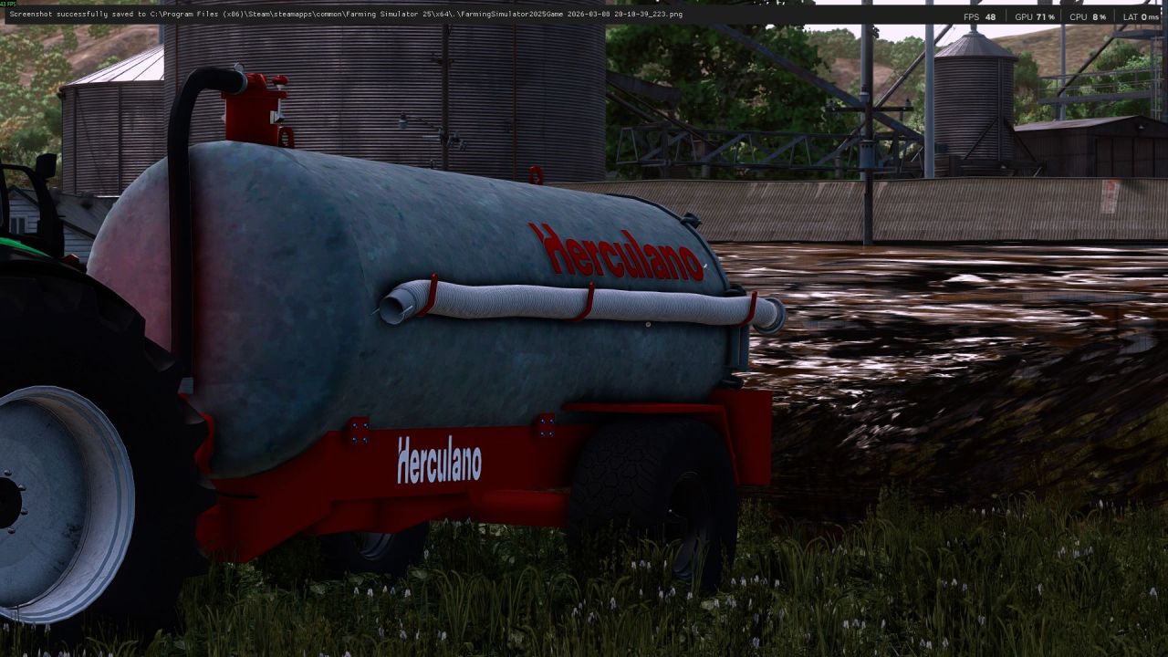 Ефективний Мод на Цистерну Herculano 8000l для Farming Simulator 25