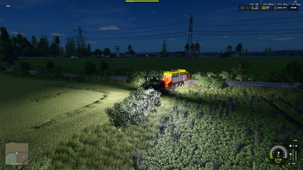 Karte In Brandenburg 4x für Farming Simulator 25