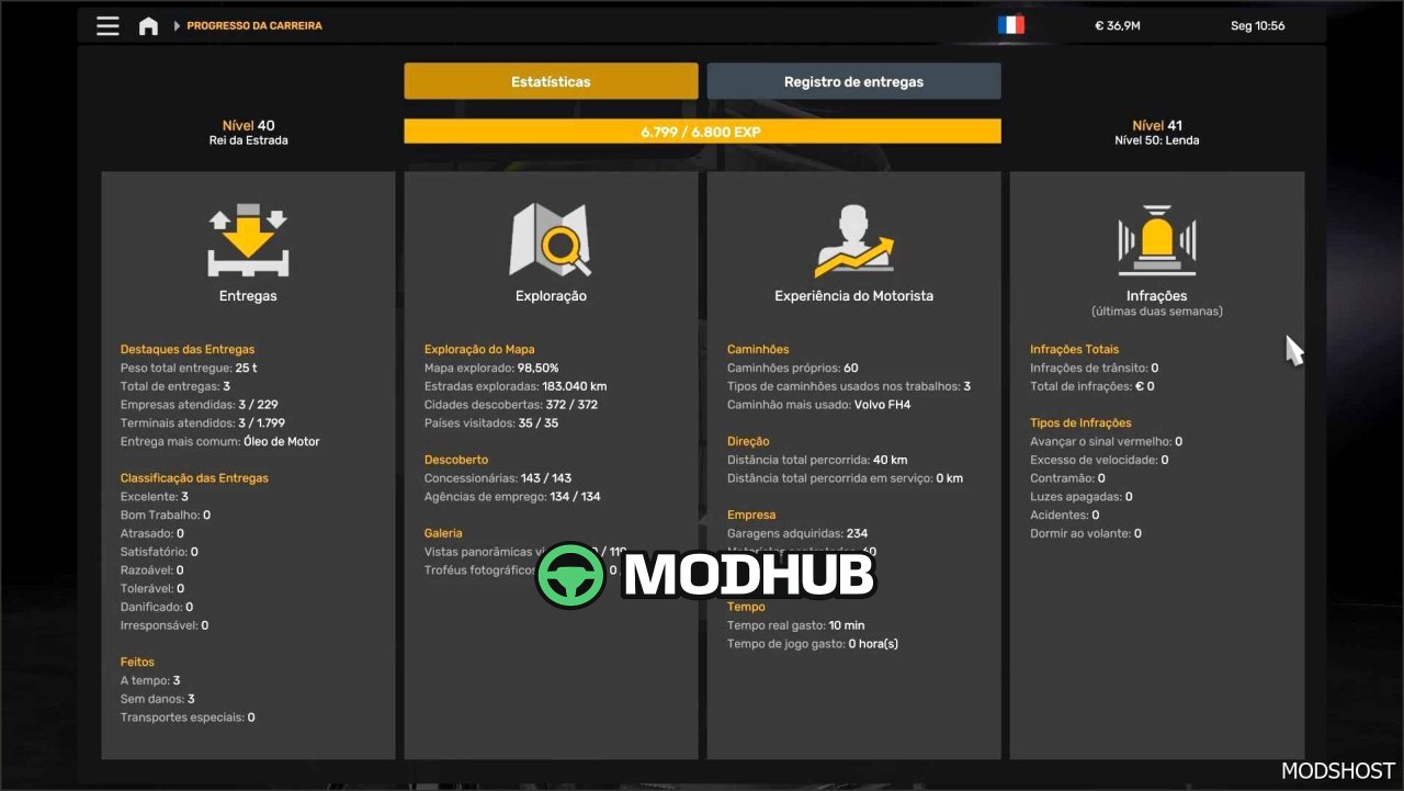 Profile DAF XG 2021: Impressive Save Mod 1.58