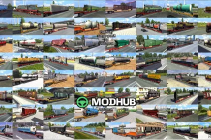 Пак вантажів залізничного транспорту V4.6.4 – вражаючий