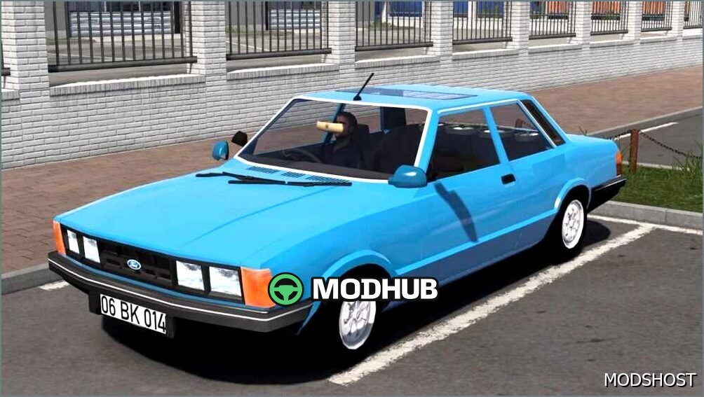 Stylowy Ford Taunus 1.58 – klasyczny samochód do ETS2