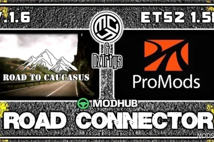 Road to Caucasus + Promods RC V1.6 – thrilling map