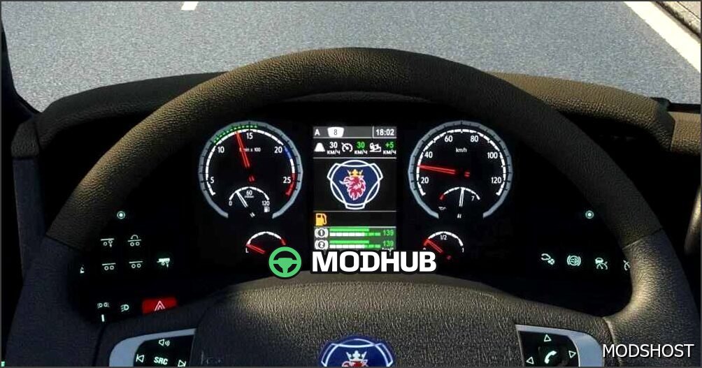 Enhanced Scania R 2009 and Streamline Dashboard 1.58 - Impressive!