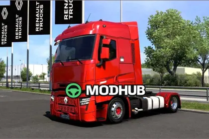 LOW Deck Chassis Addon für Renault Range T & T EVO V1.9 - schlank und funktional