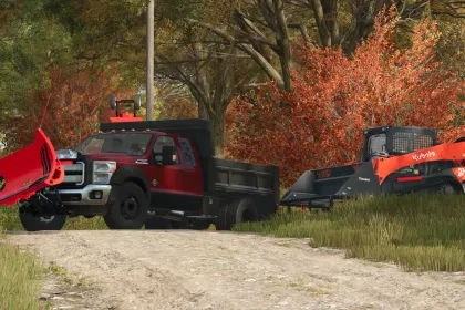 Мод 2016 Ford F450 Dump для Farming Simulator 25