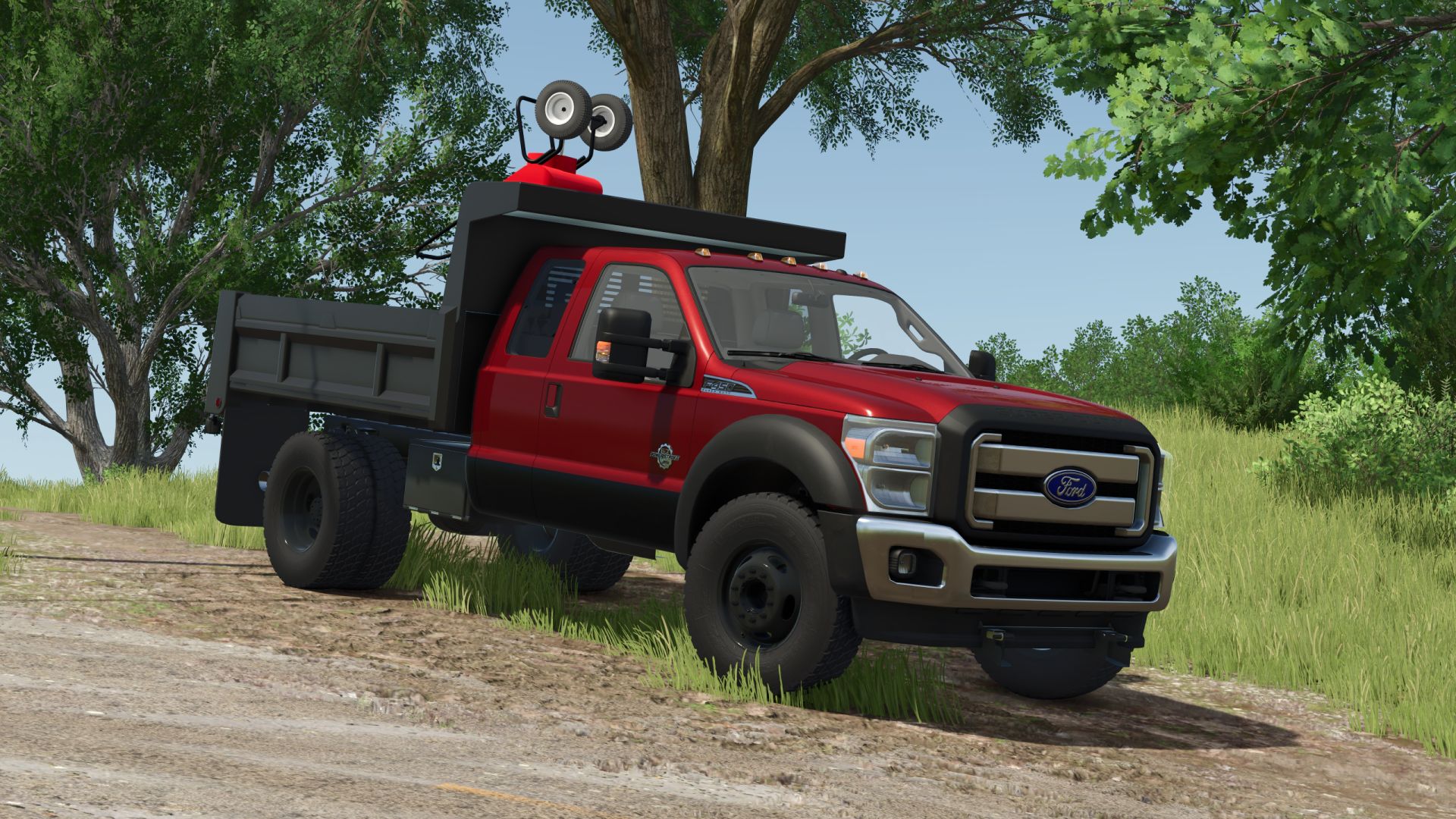 Mod 2016 Ford F450 Dump dla Farming Simulator 25 - Zrzuty ekranu