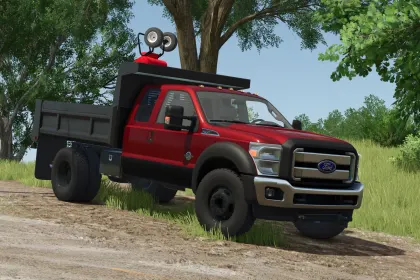 Мод 2016 Ford F450 Dump для Farming Simulator 25
