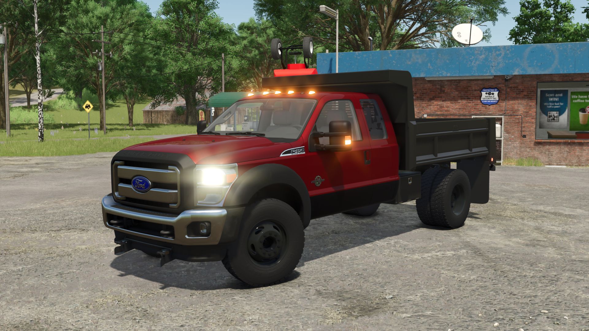 Mod 2016 Ford F450 Dump dla Farming Simulator 25 - Zrzuty ekranu