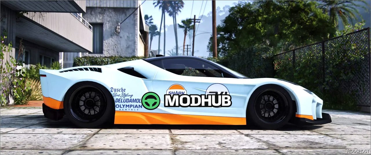 Ferarri SF90 Abflug: Striking and Dynamic Vehicle Mod