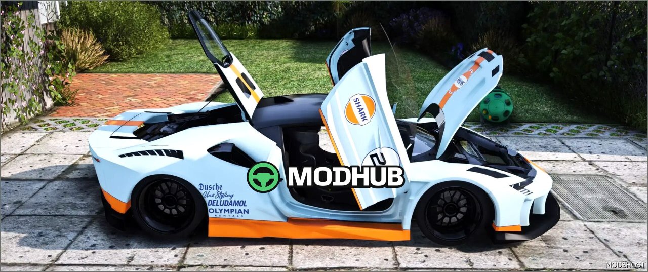 Ferarri SF90 Abflug: Striking and Dynamic Vehicle Mod