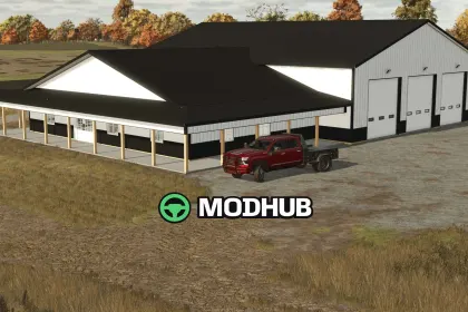 Мод на Будинки (фермхауси) Barndominium Shed v1.0.0.0 для Фермер Симулятор 25 — 1