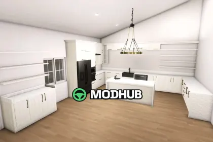 Мод на Будинки (фермхауси) Barndominium Shed v1.0.0.0 для Фермер Симулятор 25 — 2