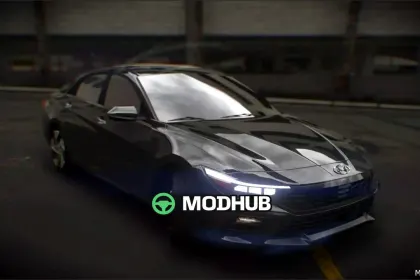 Гарний Hyundai Elantra 2025 - Мод для Grand Theft Auto V — 2