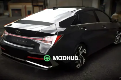 Гарний Hyundai Elantra 2025 - Мод для Grand Theft Auto V — 5
