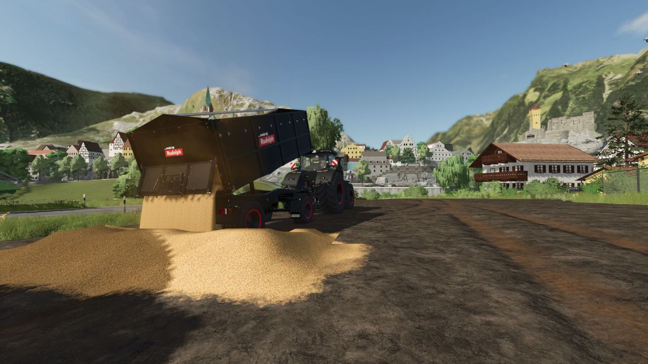Efektywny Mod Rudolph DK280 RP Czarna Wersja dla Farming Simulator 25