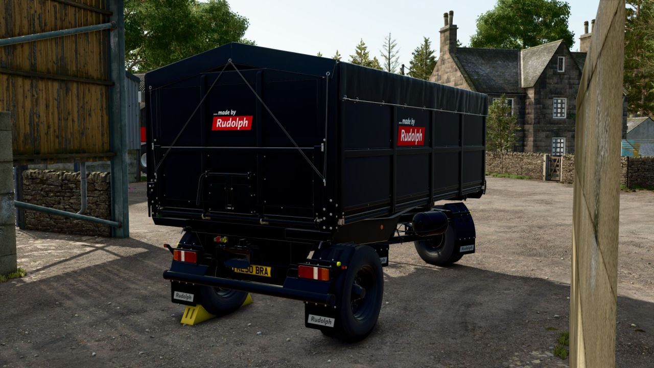 Efektywny Mod Rudolph DK280 RP Czarna Wersja dla Farming Simulator 25