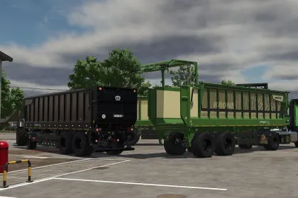Efficient Trailer KRONE GX AgriLiner 520 for Farming Simulator 25