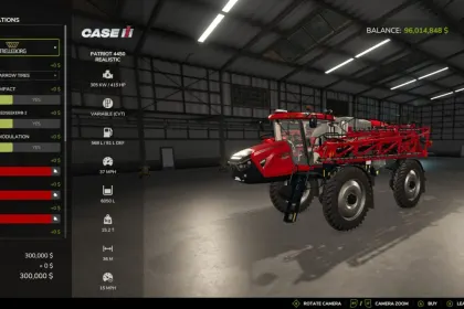 Ефективний Самохідний Обприскувач Case IH Patriot 4450 для Farming Simulator 25 — 4