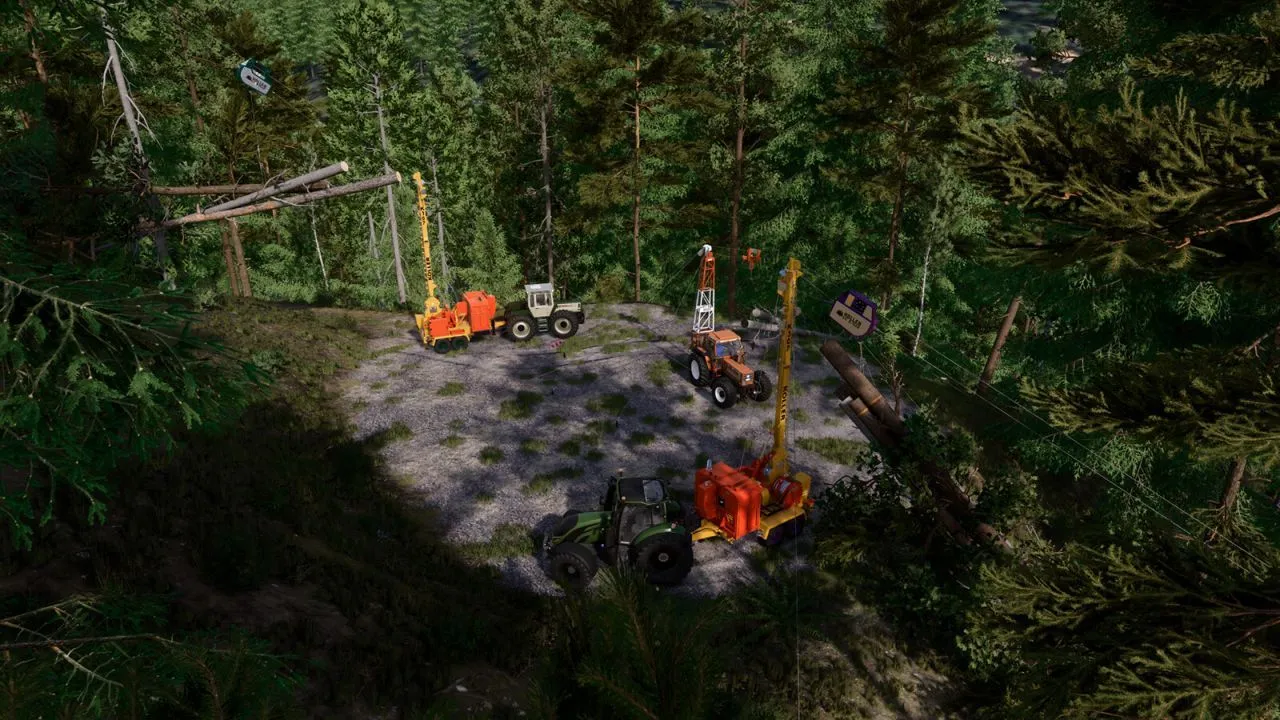 Efektywny Mod Yarder Plus Pack do Farming Simulator 25