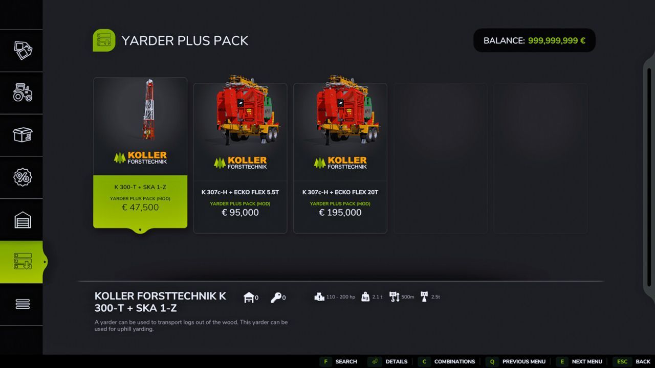 Ефективний Мод Yarder Plus Pack для Farming Simulator 25