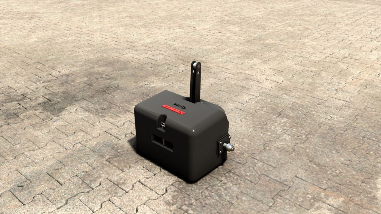 Efektywny Mod CLAAS 900kg do Farming Simulator 25 z Zintegrowanym Przyczepą