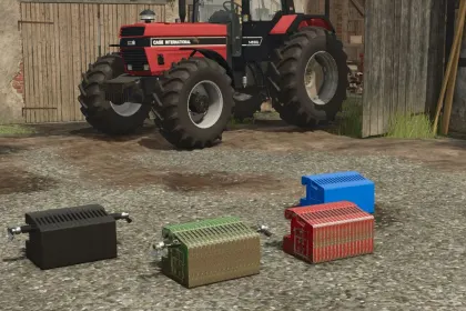 Efektywny Mod CLAAS 900kg do Farming Simulator 25 z Zintegrowanym Przyczepą — 5
