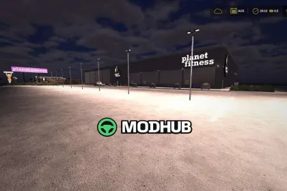 Мод на Декорації Planet Fitness v1.0.0.0 для Фермер Симулятор 25 — 2