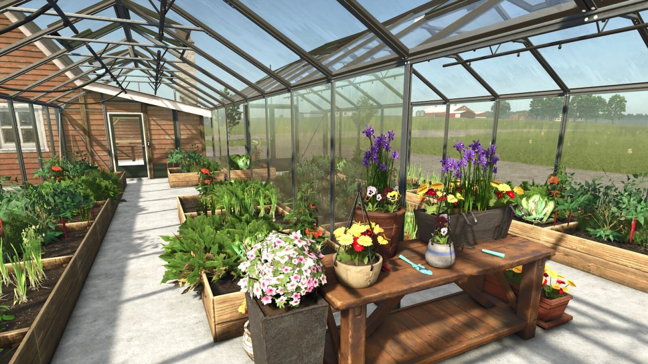 Ефективна Теплиця з Виробництвом Консервованих Продуктів для Farming Simulator 25