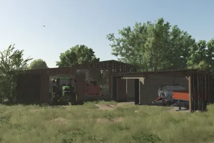 Efektywny Magazyn z Zadaszeniem dla Farming Simulator 25