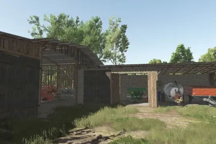 Effizientes Lager mit Überdachung für Farming Simulator 25 — 3