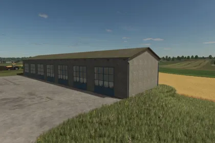 Efficient Concrete Garage for Farming Simulator 25 — 4
