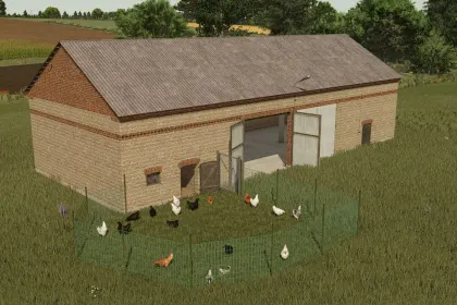 Efektywny Mod Chicken Barn dla Farming Simulator 25 – Kury zawsze pod ręką!